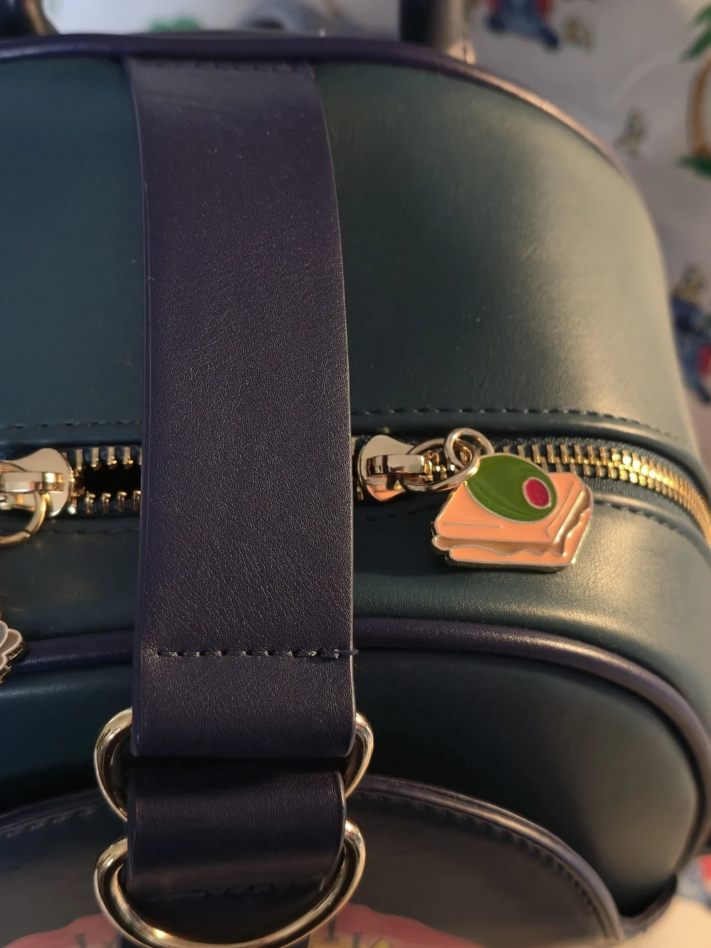 Our Universe Disney Beauty and the Beast Lumière & Chip Navy Mini Backpack